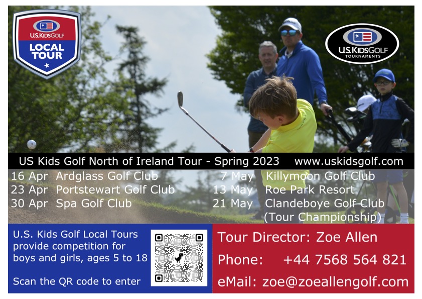 U.S. Kids Golf North of Ireland Spring Tour 2023