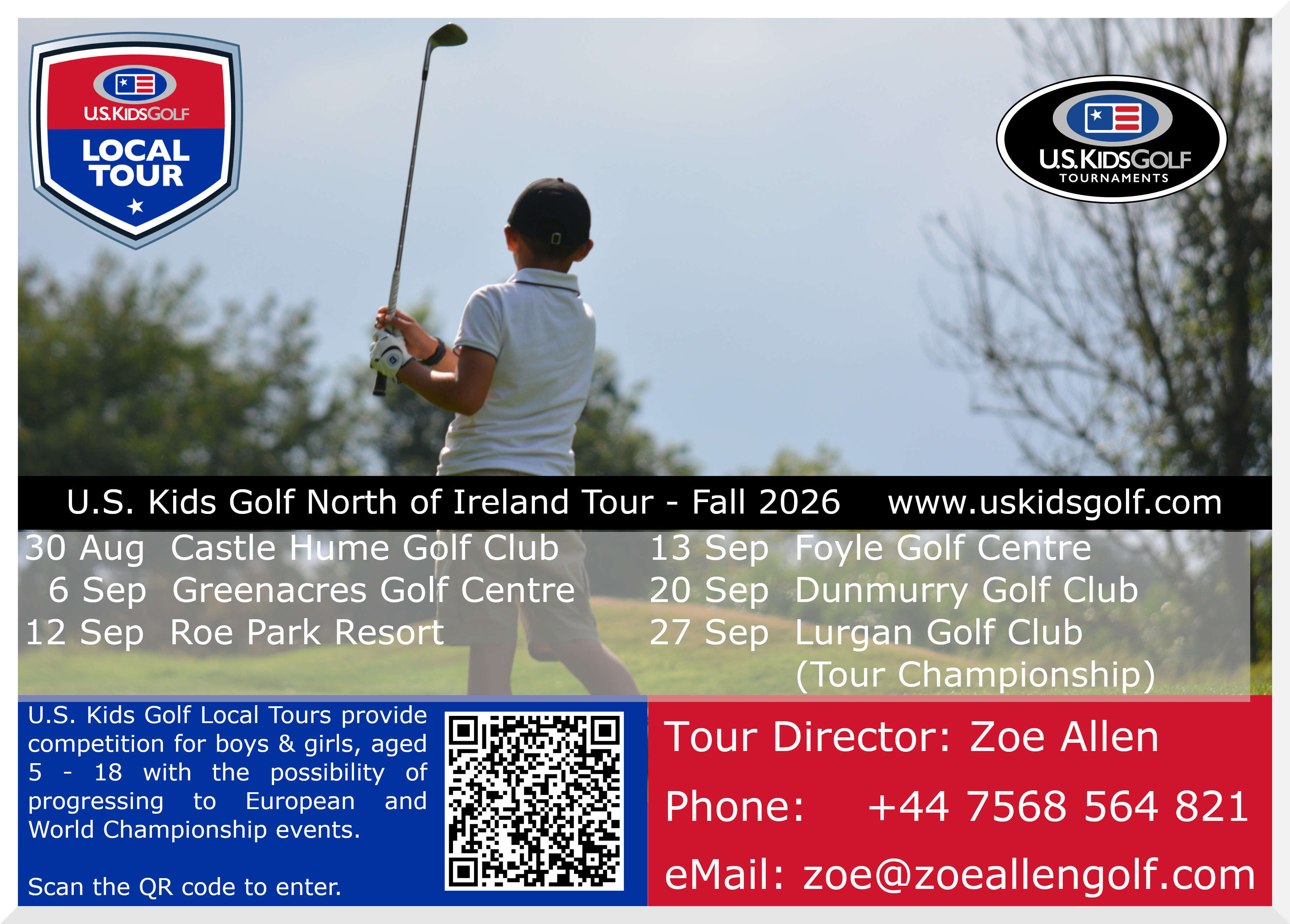 U.S. Kids North of Ireland Fall Tour 2026 Poster #5