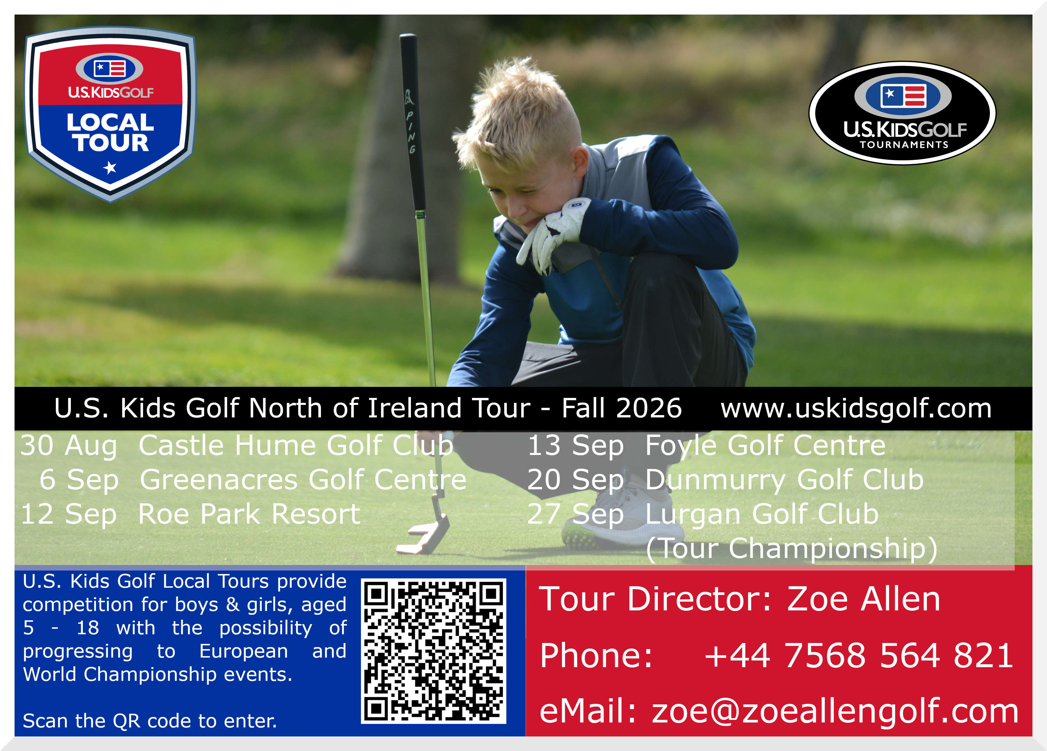 U.S. Kids North of Ireland Fall Tour 2026 Poster #6